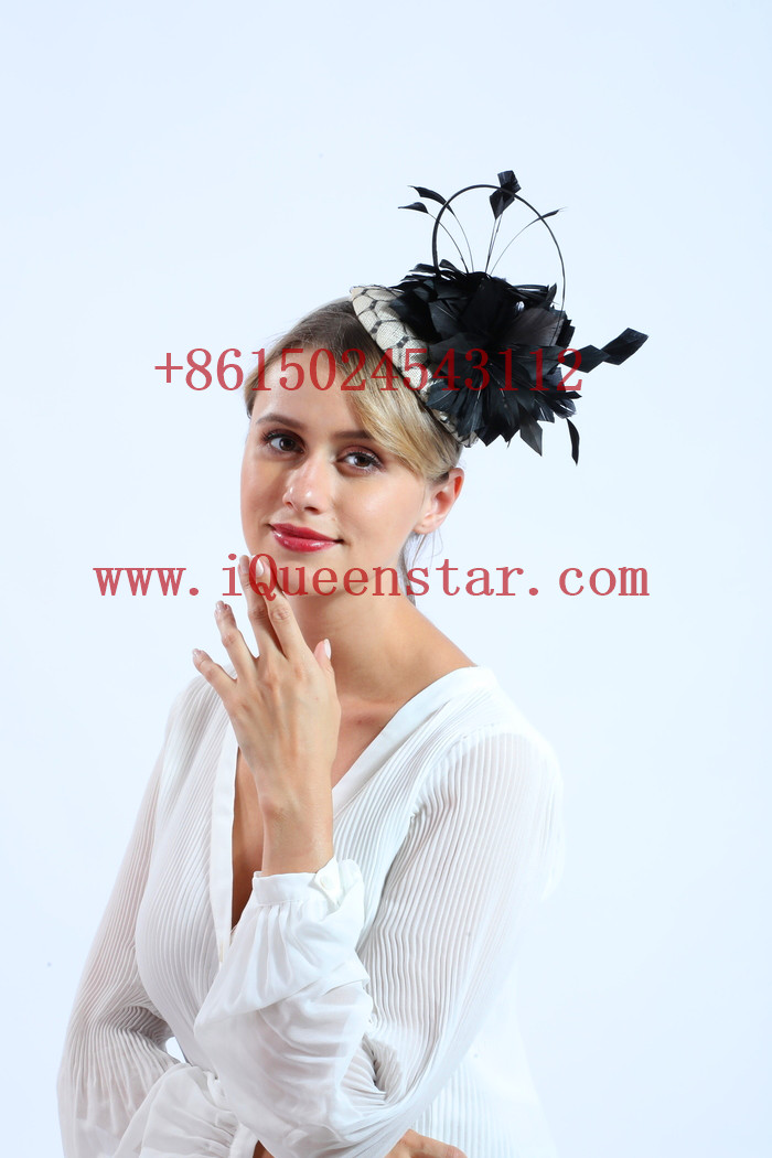 On the Instagram face Cover-up website, there are best-selling exaggerated horse racing festival linen, retro and simple lace headwear details Picture