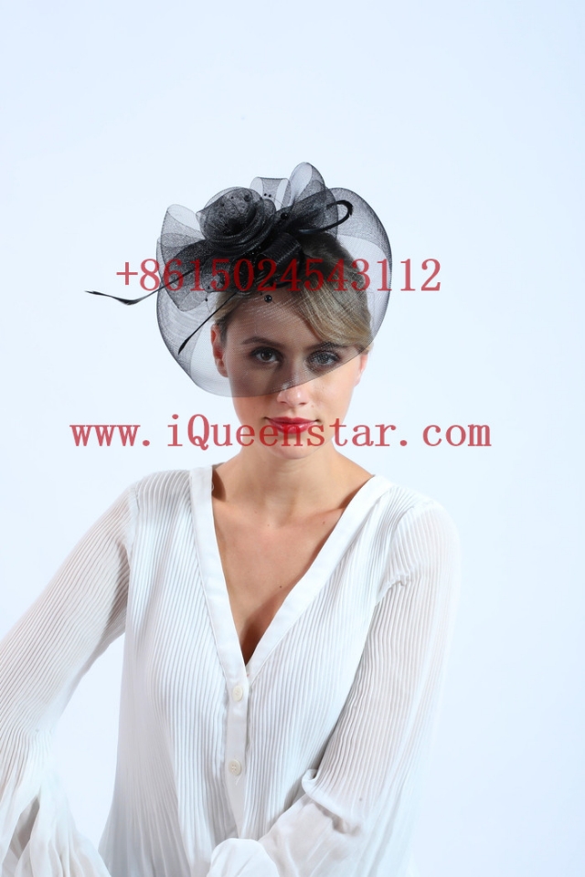 Cross-border e-commerce is selling a new type of wedding dress, Korean-style retro horse racing festival tulle headwear