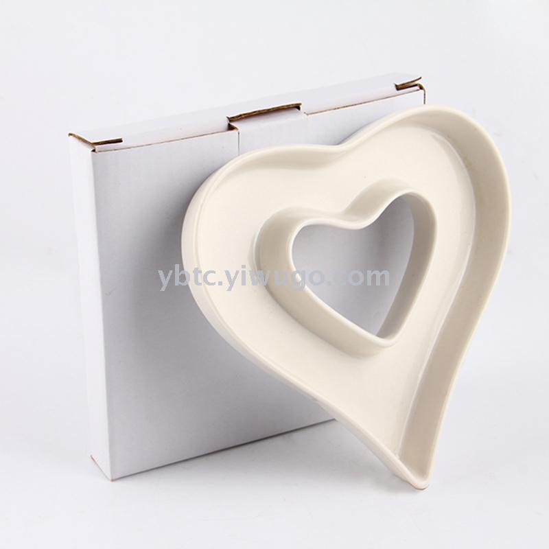 耐高温陶瓷果盘家居用品厨房创意工艺品干果点心零食托盘摆台实用