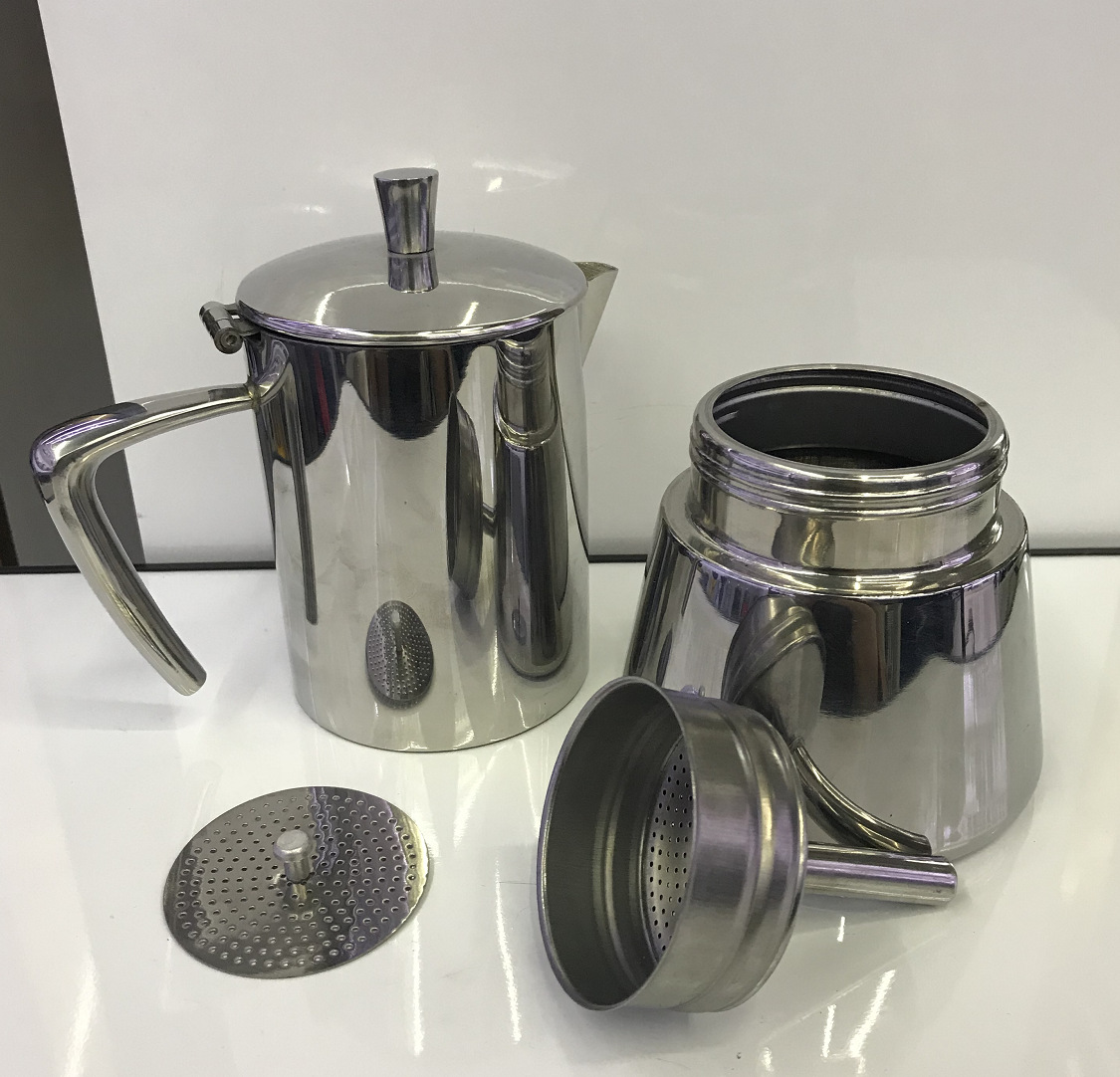 We offer 304 stainless steel mocha and Italian coffee POTS for 6 people Application Scenario