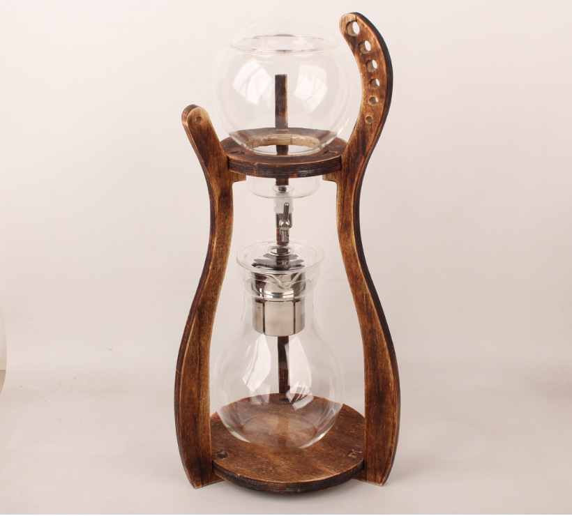 2018 new iced drip coffee pot carbonized iced brew coffee pot for 6 people