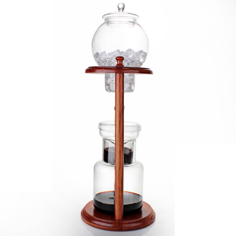 We offer a new type of Japanese cold drip coffee maker made of rosewood for 5 to 8 people Specification image