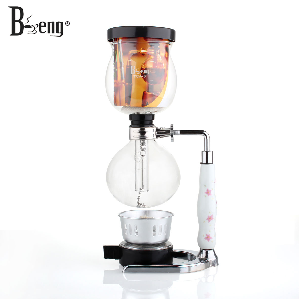 We supply the elegant, unique and romantic siphon coffee pot from Hufa