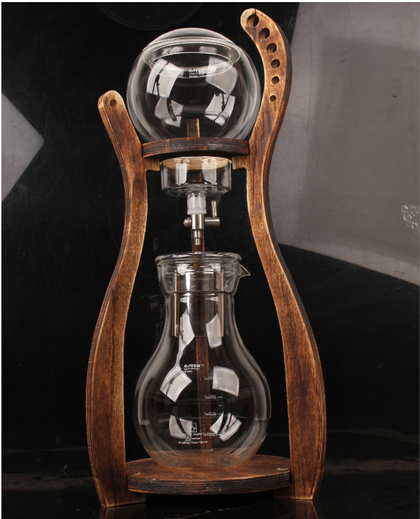 2018 new iced drip coffee pot carbonized iced brew coffee pot for 6 people Specification image
