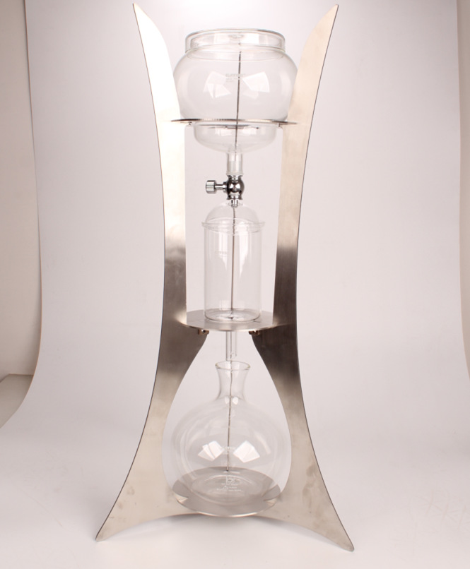 We offer a stainless steel iced drip coffee maker for 5 people