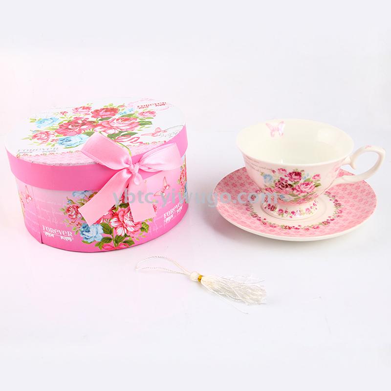 220ml afternoon tea English cup saucer cup saucer tea set household daily office creative craft thumbnail
