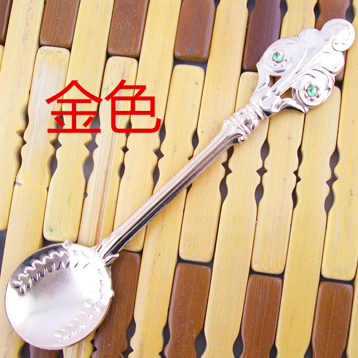 勺子/调羹/甜品勺白底实物图