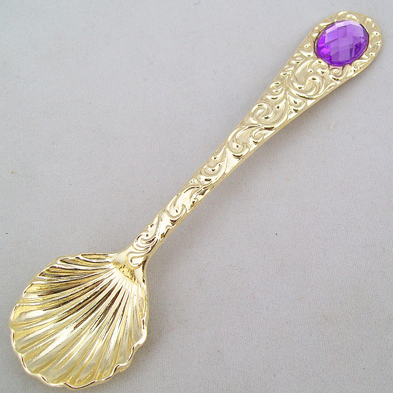 High-quality manufacturer's new retro coffee spoon, ice cream spoon, small spoon, spoon, alloy spoon, gold and silver spoon, creative spoon, decorative spoon, stainless steel coffee stirring spoon, fruit spoon, spoon tableware Item Picture