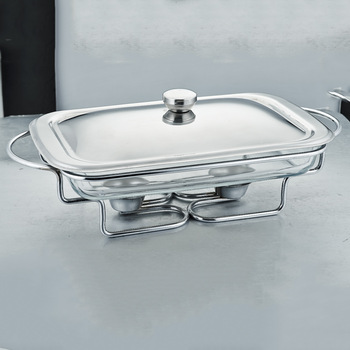 Oval-shaped roll-top glass cover, 2L automatic capacity, stainless steel roll-top round hot pot supplier, food stainless steel details Picture