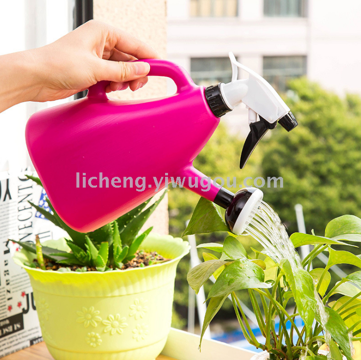 手压式两用大号喷壶 家用浇水壶 园艺浇花喷水壶 洒水壶35823