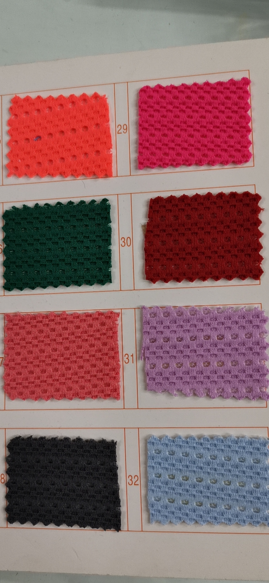 Factory direct sales, direct supply of fashionable warp knitted solid color custom jacquard fabric, high-precision knitting Specification image