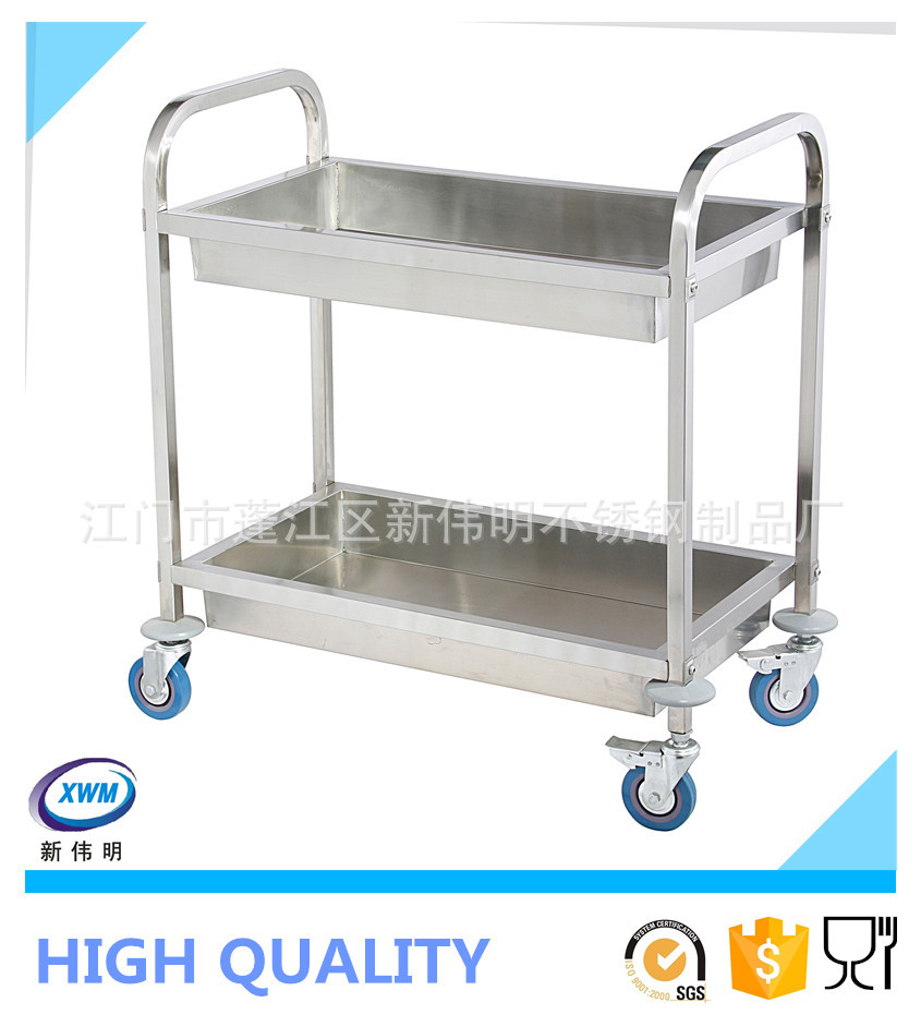 ويورّد الصانع كميات كبيرة من عربات خدمة الطبق الثاني من الفولاذ المقاوم للصدأ Specification image