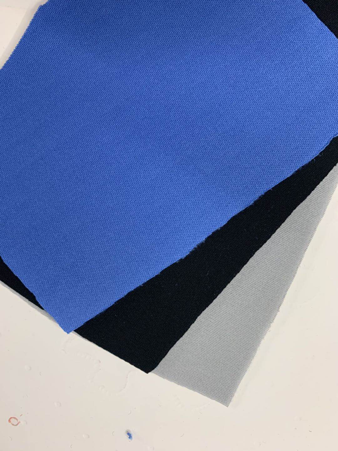 Factory direct sales and in-stock supply of pure color breathable, skin-friendly and elastic mask fabric for the space layer details Picture
