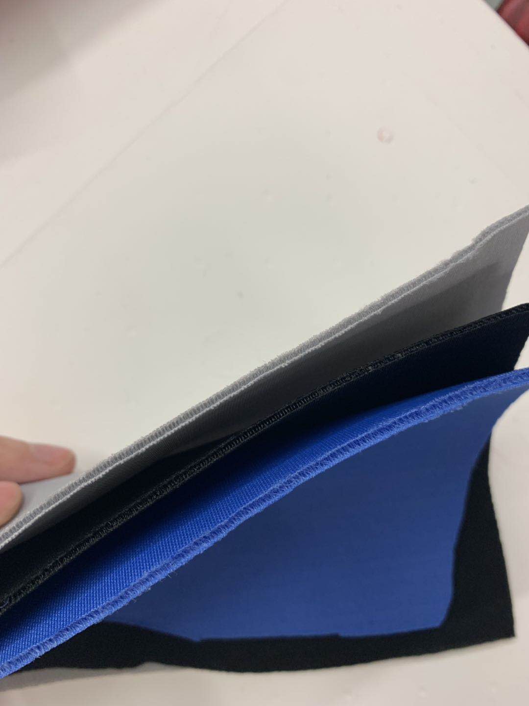 Factory direct sales and in-stock supply of pure color breathable, skin-friendly and elastic mask fabric for the space layer