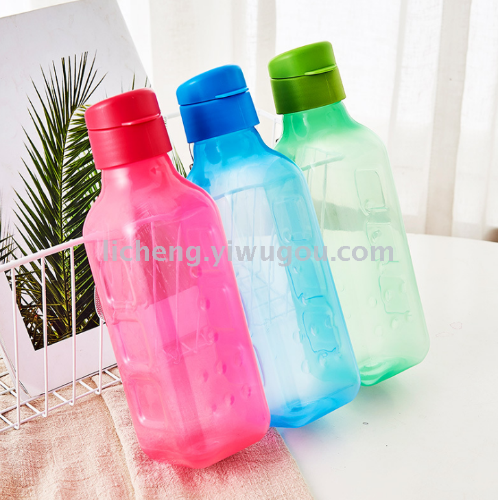Plastic water bottles, PP plastic cups, creative water cups, space cups Specification image