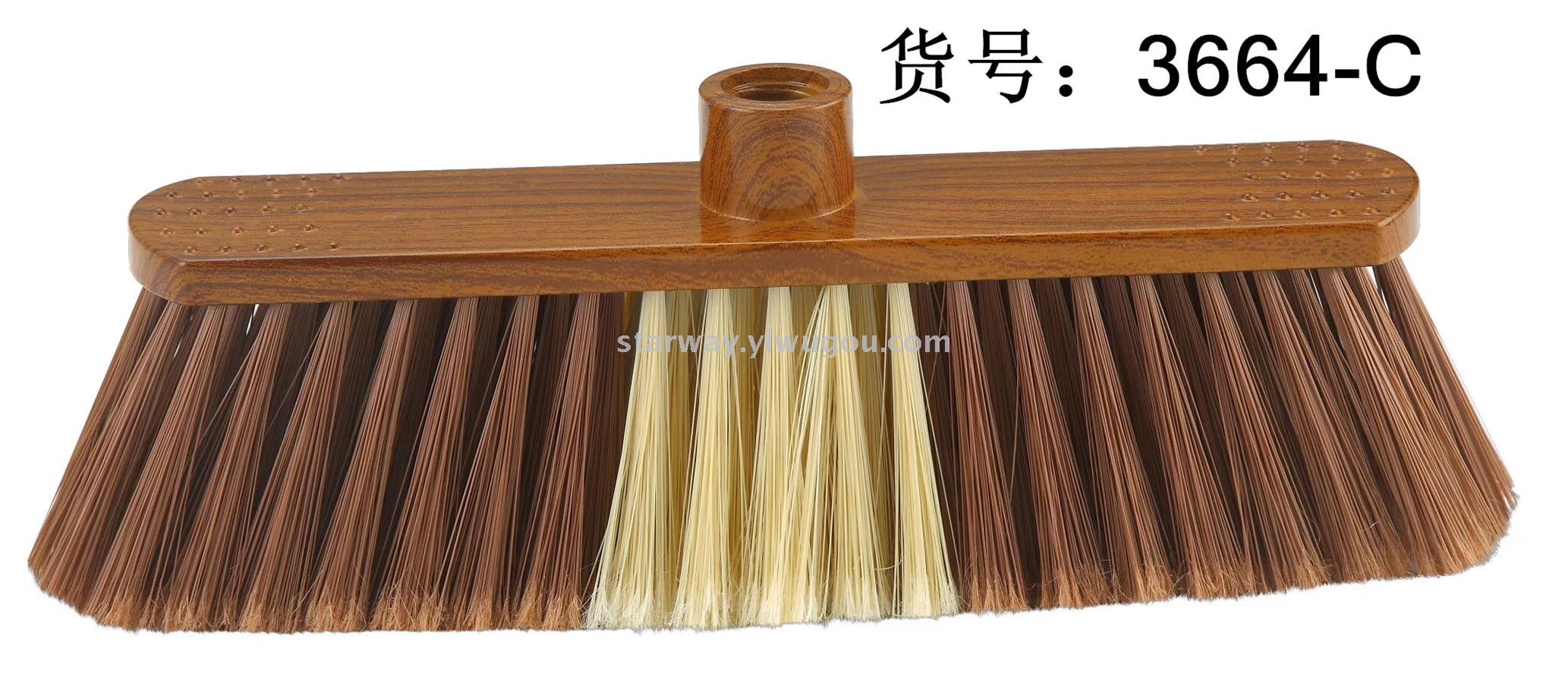 Hard-bristled plastic brooms, flat brooms, printed brooms, multi-functional brooms, household brooms, foreign trade Application Scenario