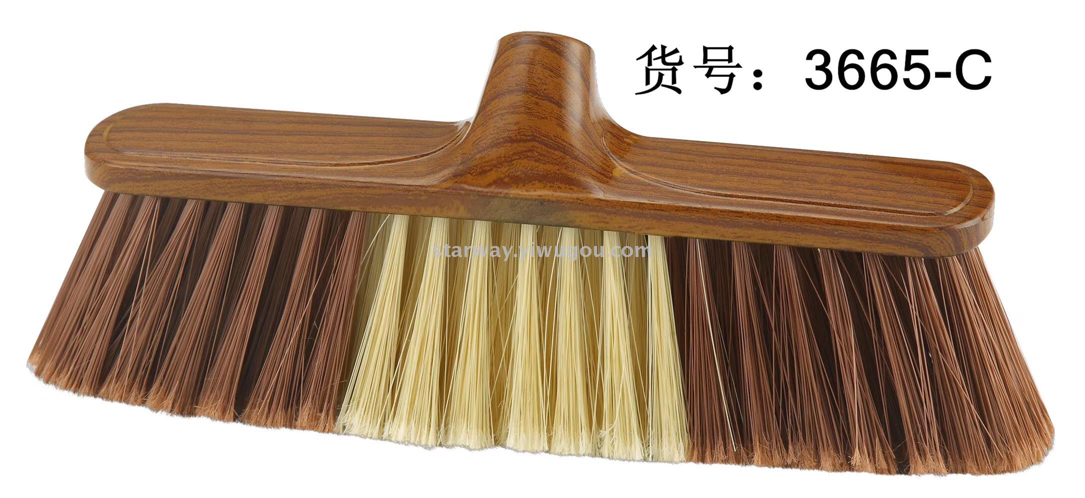 Hard-bristled plastic brooms, flat brooms, printed brooms, multi-functional brooms, household brooms, foreign trade Application Scenario