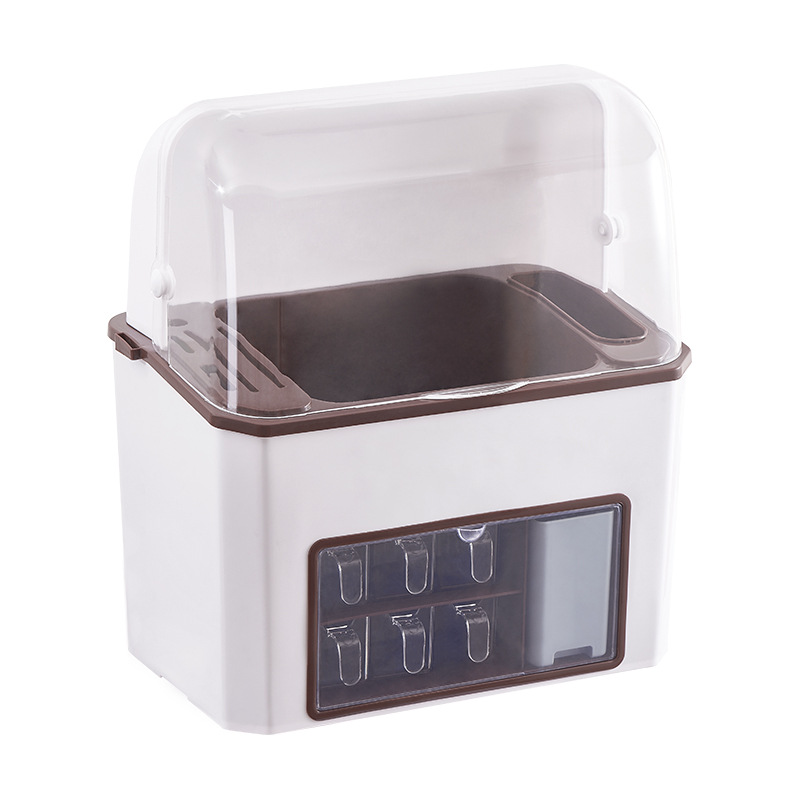 New dust-proof knife rack, multi-functional kitchen storage rack set combination, large-capacity seasoning box storage rack Item Picture