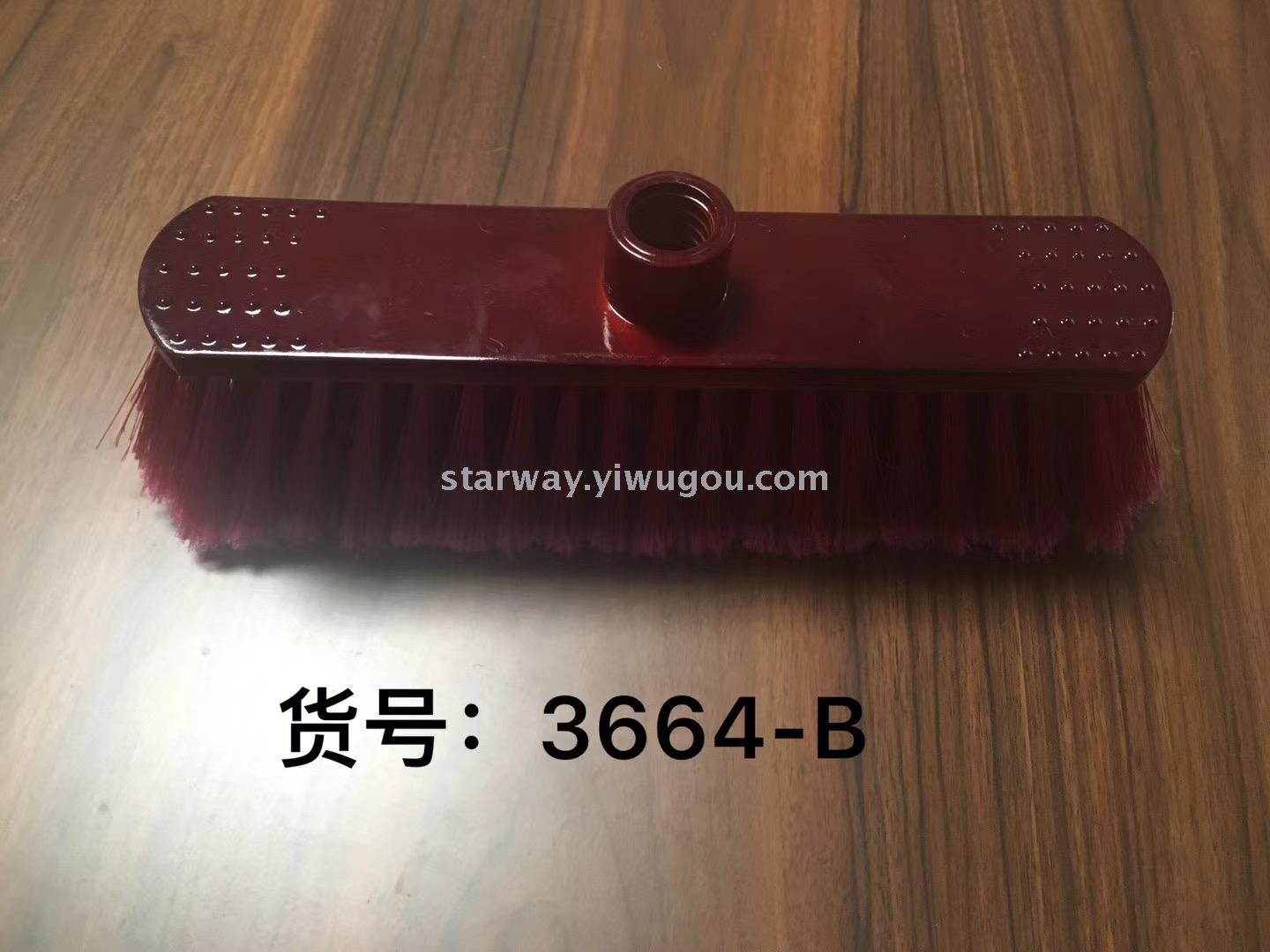Hard-bristled plastic brooms, flat brooms, printed brooms, multi-functional brooms, household brooms, foreign trade Specification image