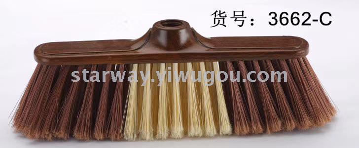 Hard-bristled plastic brooms, flat brooms, printed brooms, multi-functional brooms, household brooms, foreign trade Application Scenario
