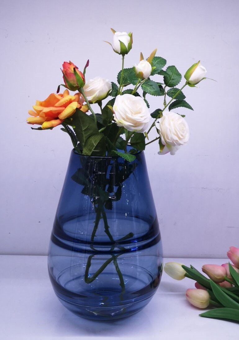 Stained glass decorative vase flower ware home furnishings