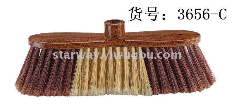 Hard-bristled plastic brooms, flat brooms, printed brooms, multi-functional brooms, household brooms, foreign trade Application Scenario
