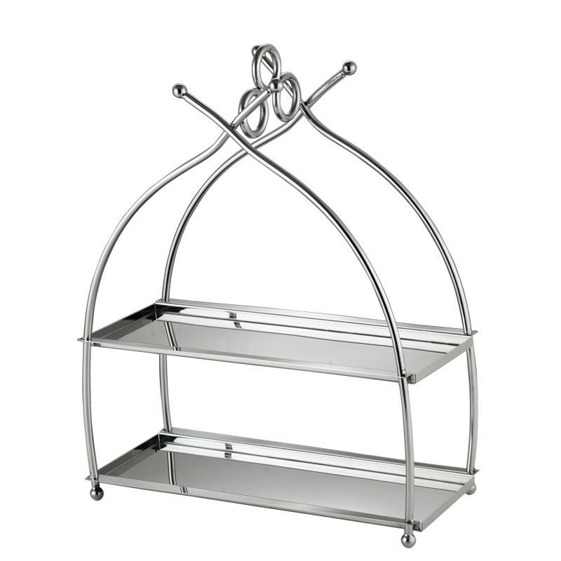 Western-style stainless steel pastry stand, creative cake and dessert display stand, cold dish sushi display stand, special Western cuisine display stand Item Picture