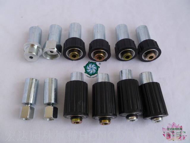 清洗机洗车机钢丝管接头 280/380 55/58型压制接头 高压管配件