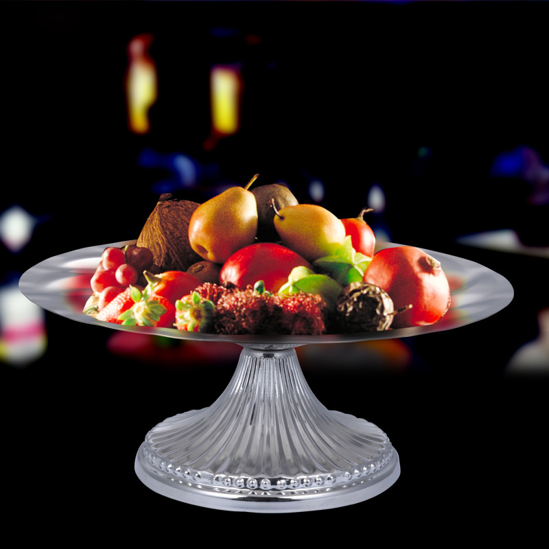 Stainless steel fruit plates, fruit baskets, fruit basins, fashionable and creative bars, KTVS, dried fruits, candy plates, fruit saucers, snack plates Application Scenario