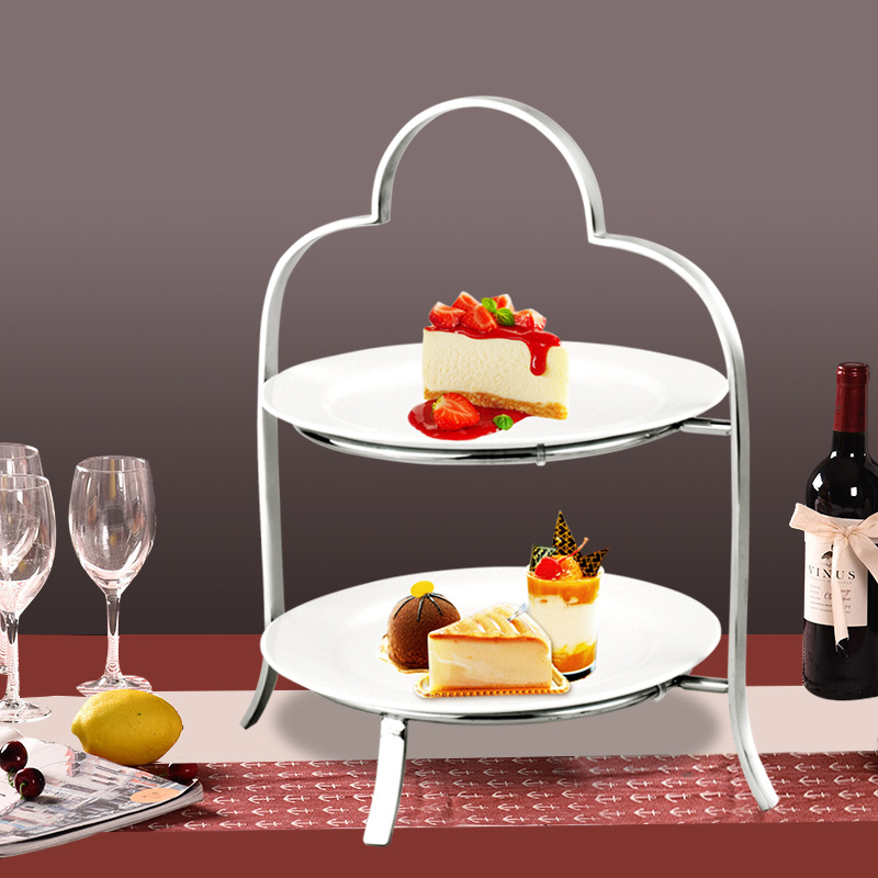 欧式下午茶点心架子 铁艺婚庆甜品台鸟笼摆件 杯子蛋糕架多层西点