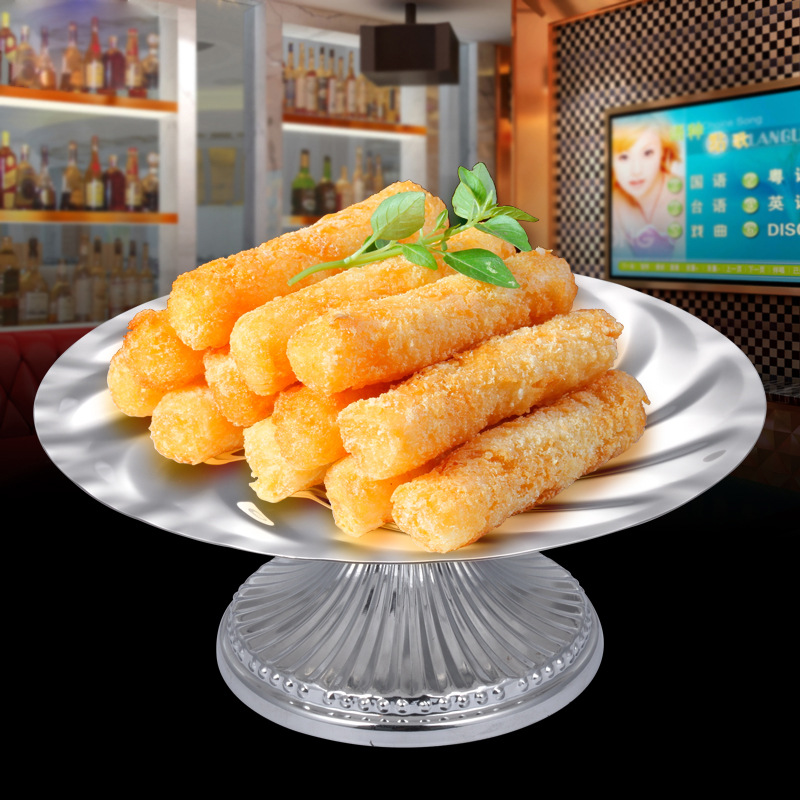 Stainless steel fruit plates, fruit baskets, fruit basins, fashionable and creative bars, KTVS, dried fruits, candy plates, fruit saucers, snack plates Specification image