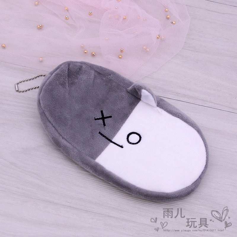 BTS pen case, plush pen case, girls' Korean version, Internet celebrity, children's stationery, pencil case bag, miscellaneous storage bag, coin purse Item Picture