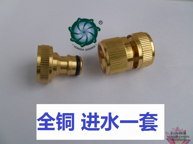 Copper quick couplings for car wash machines, copper couplings for water inlet and outlet of cleaning machines, portable and portable for household use Application Scenario