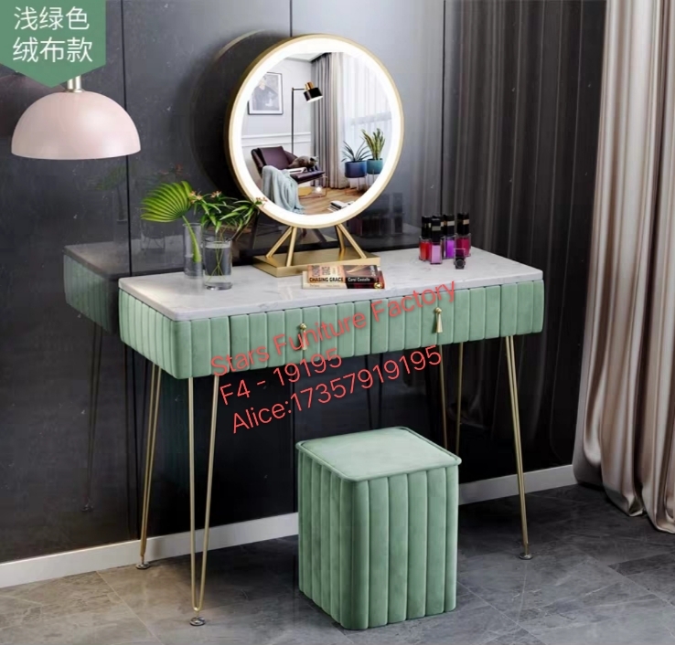 Nordic Marble Dressing Table Bedroom Dressing Table Modern Simple Makeup Table Net Red Light Luxury Ins Dressing Table Item Picture