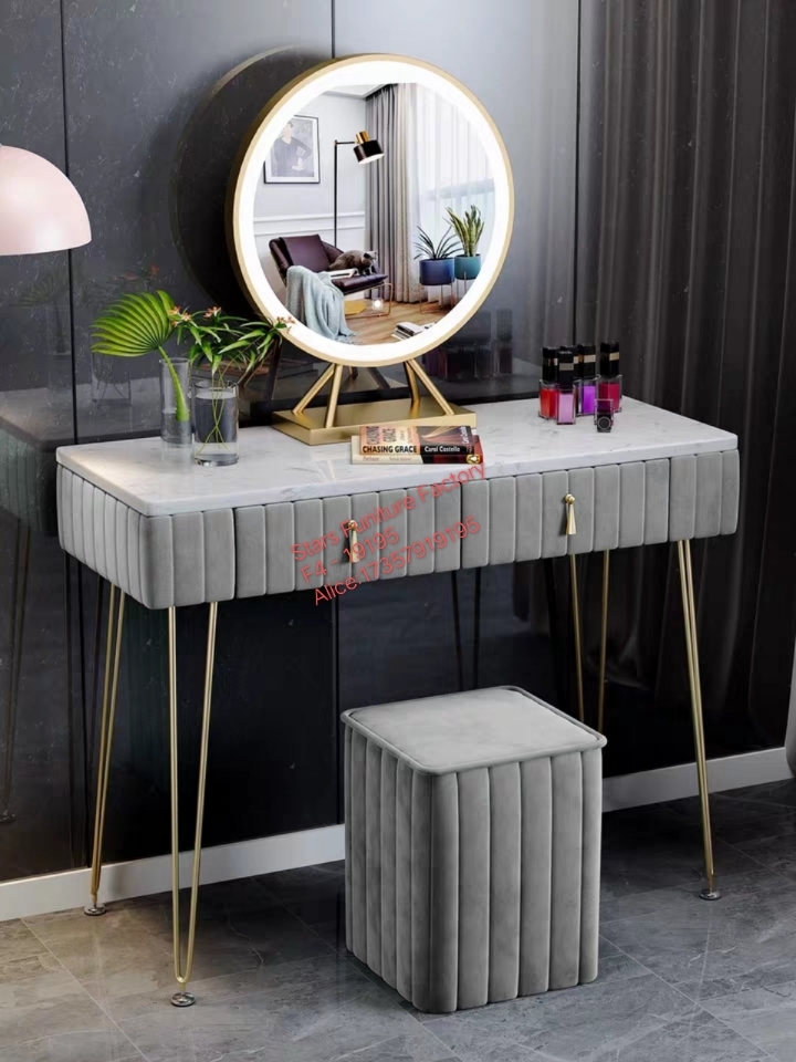Nordic Marble Dressing Table Bedroom Dressing Table Modern Simple Makeup Table Net Red Light Luxury Ins Dressing Table Application Scenario