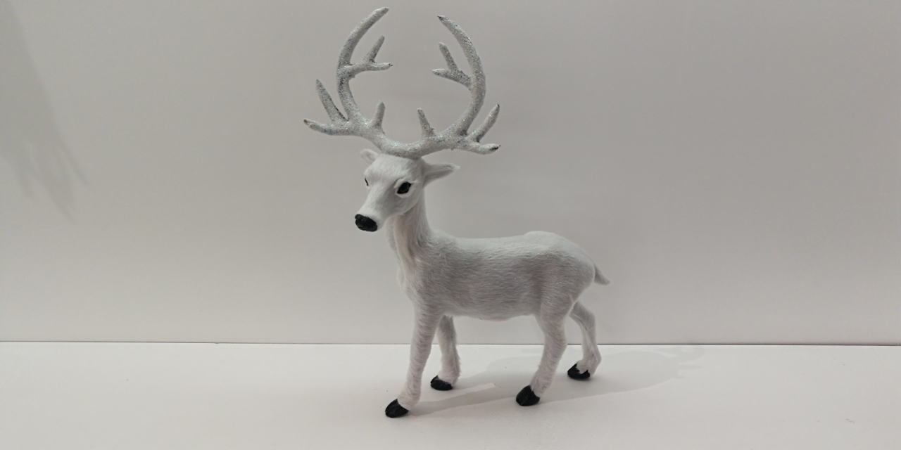 Christmas simulation deer gift display scene arrangement Christmas gifts details Picture