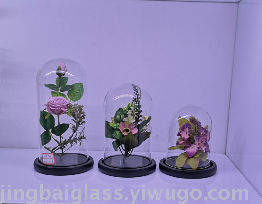 璃微景观罩，永生花罩子，家居摆件，玻璃罩子,玻璃防尘罩