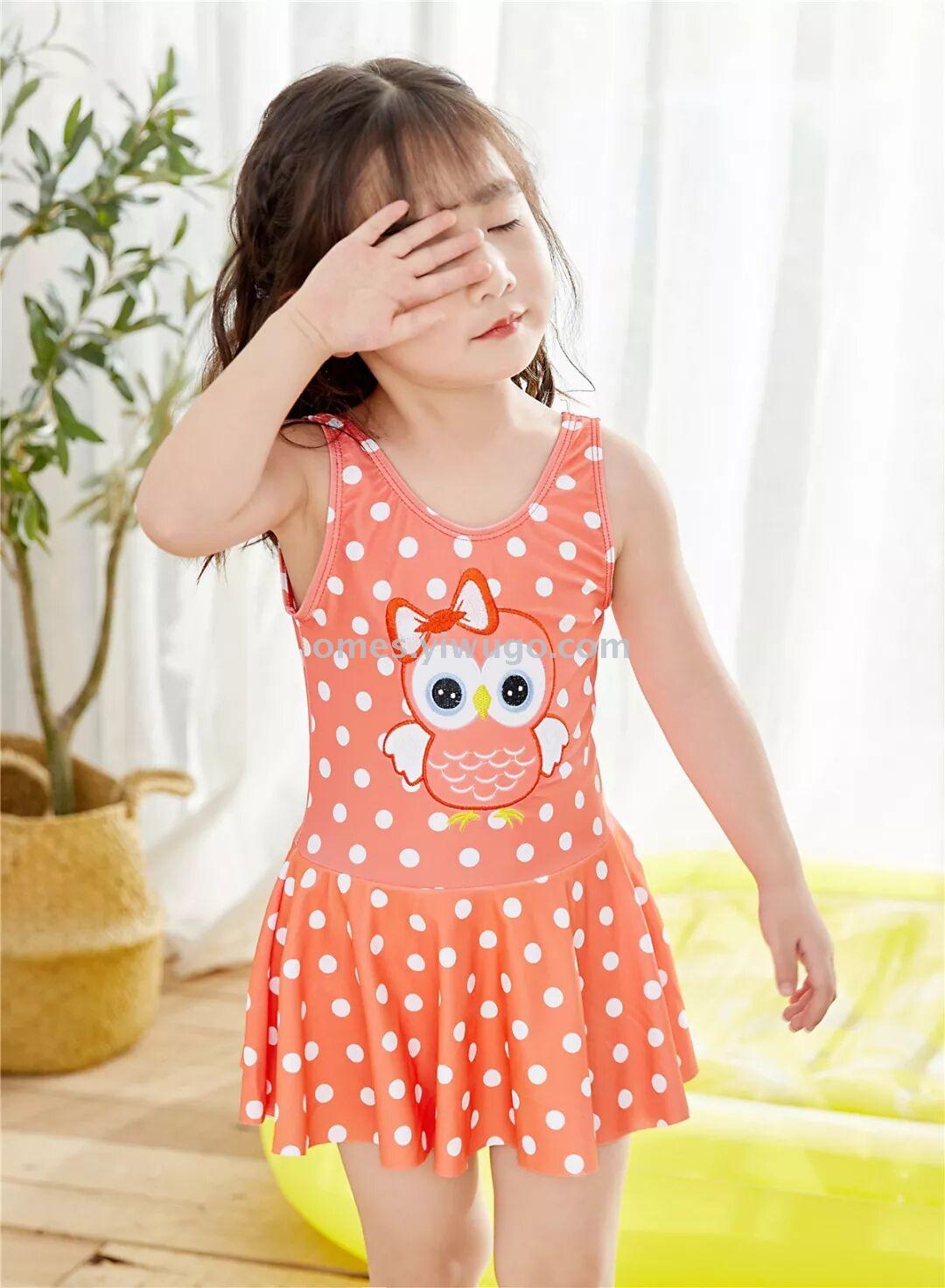 Children's swimsuit Women's swimsuit one-piece princess skirt baby swimsuit cute girl swimsuit thumbnail