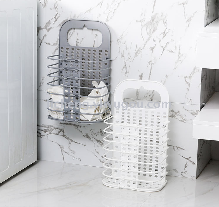 脏衣服收纳筐可折叠落地壁挂式衣物娄洗衣篓折叠脏衣篮