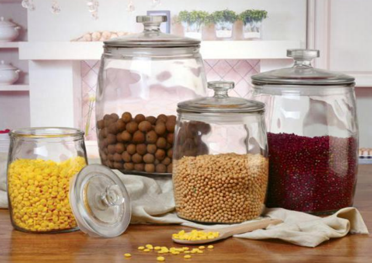 Glass storage jar Sealed jar for wine bottle glass jar for glass products thumbnail