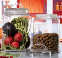 Glass storage bottle Storage tank for wine bottles