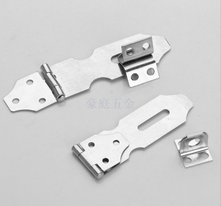 Stainless steel lock, lock plate, door lock/drawer door buckle, stainless steel old-fashioned cabinet door lock, thickened Application Scenario