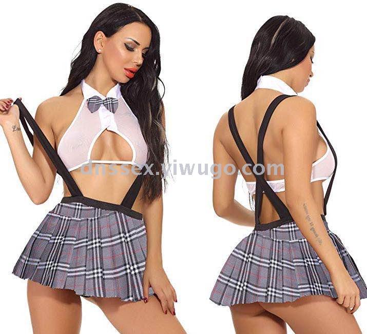 爆款欧美学生装 情趣内衣 性感游戏制服情趣内衣制服
