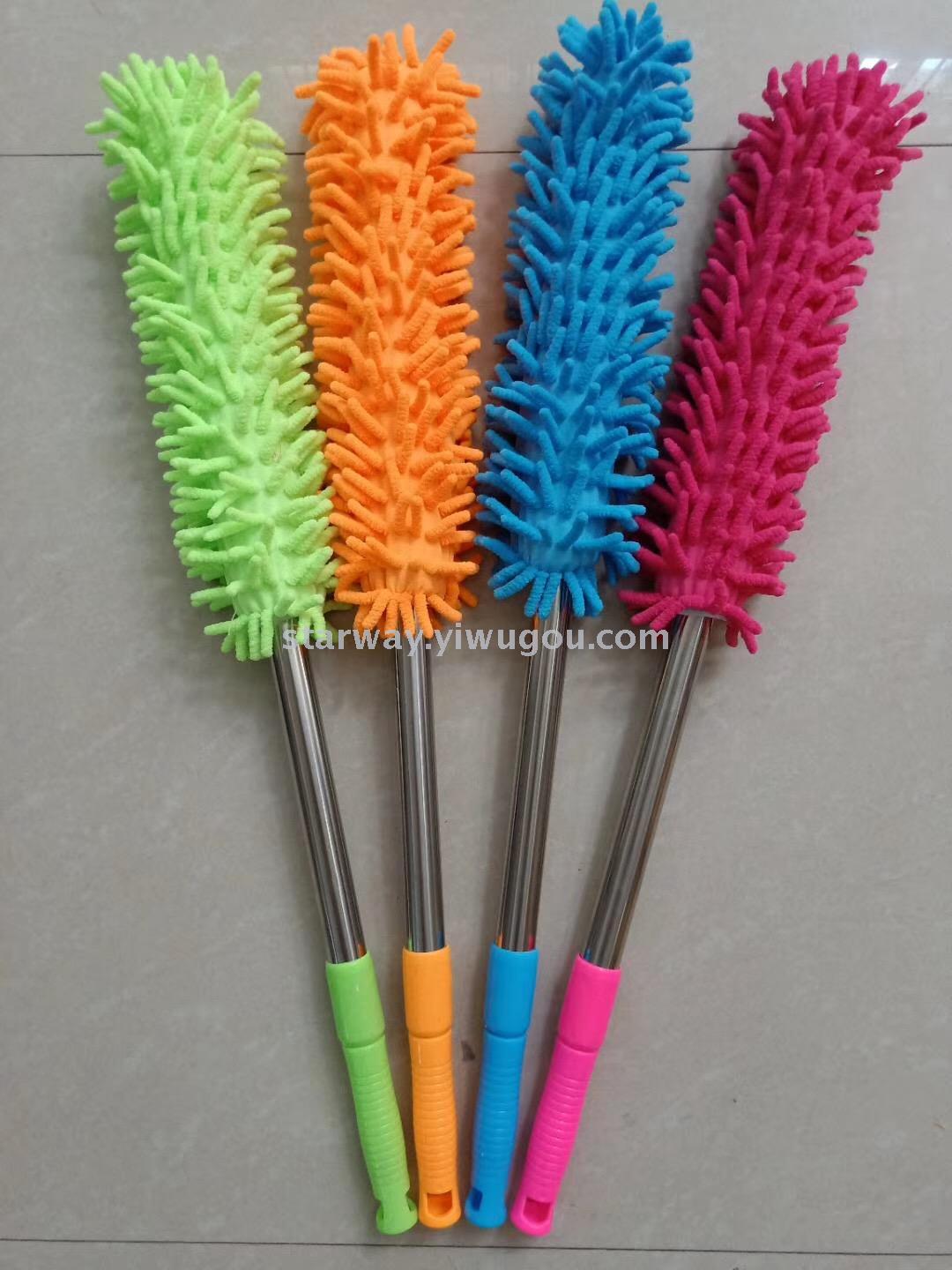 Chenille duster, non-retractable and non-shedding cleaning brush duster, stainless steel retractable duster Specification image