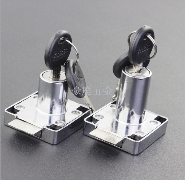 小博士338-22和338-32锌合金斜面自动抽屉锁家具锁