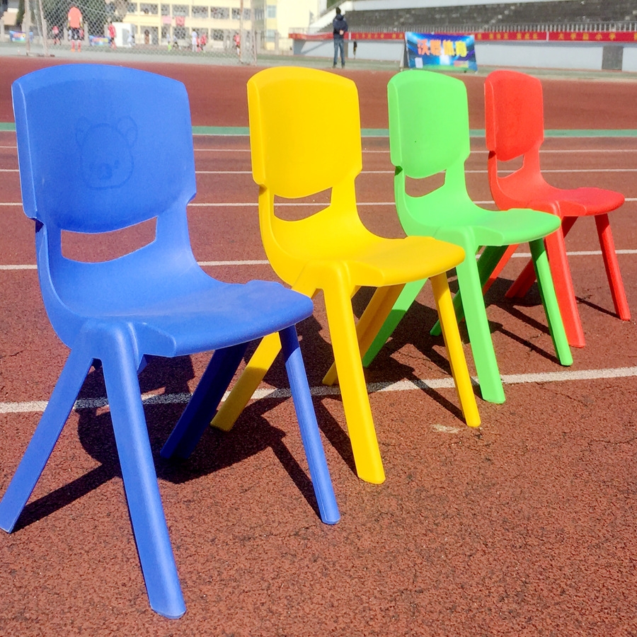 厂家直销 幼儿园儿童环保塑料椅子 学生靠背椅儿童吃饭凳子学生椅详情图5