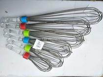2.2 Eight-wire diamond handle stainless steel whisk Manual whisk mixer