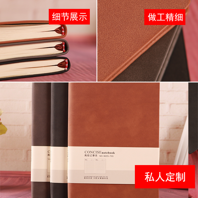 Factory direct sales of A5 notebooks, PU imitation leather business retro notepads, office notebooks, customized office notebooks Application Scenario