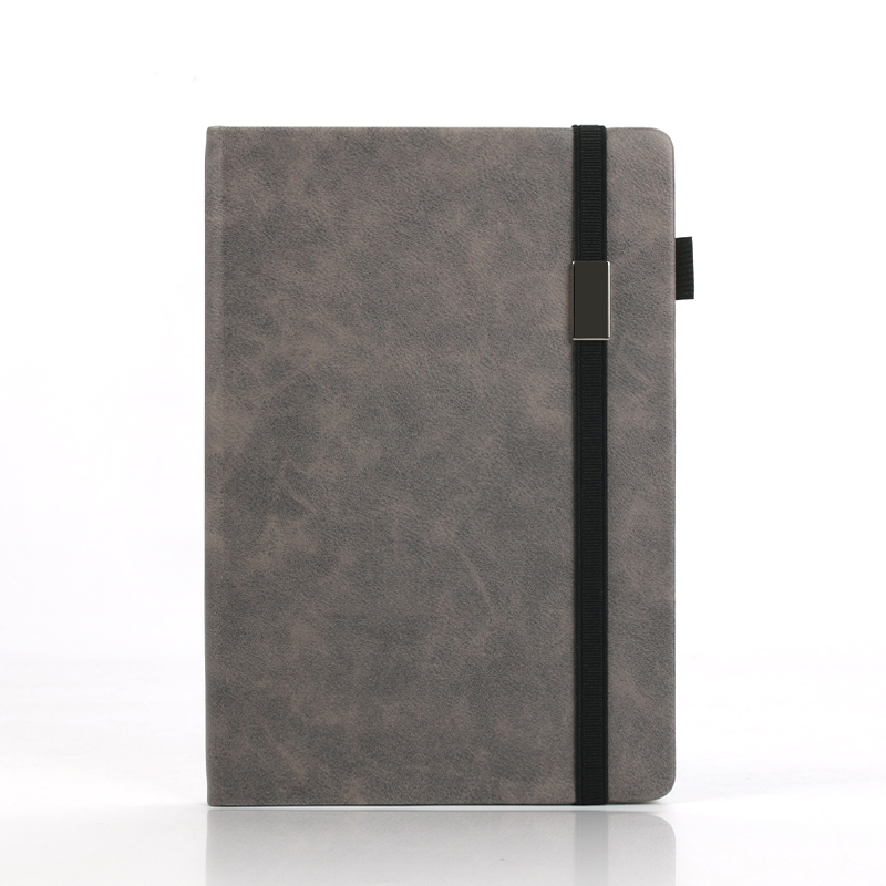 Fábrica en stock al por mayor estilo de inserto de pluma portátil de negocios con elástico tipo strap PU notebook puede ser logotipo personalizado Application Scenario