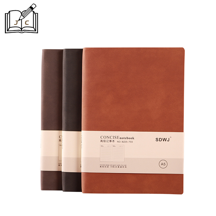 Factory direct sales of A5 notebooks, PU imitation leather business retro notepads, office notebooks, customized office notebooks